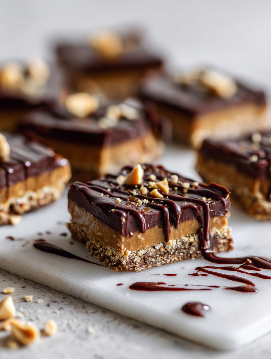 No-bake Peanut Butter Bars Recipe