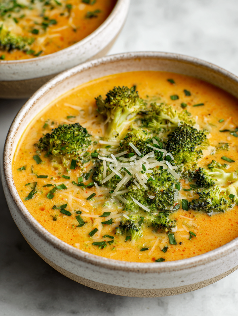 Vegan Broccoli Cheddar Soup Recipe