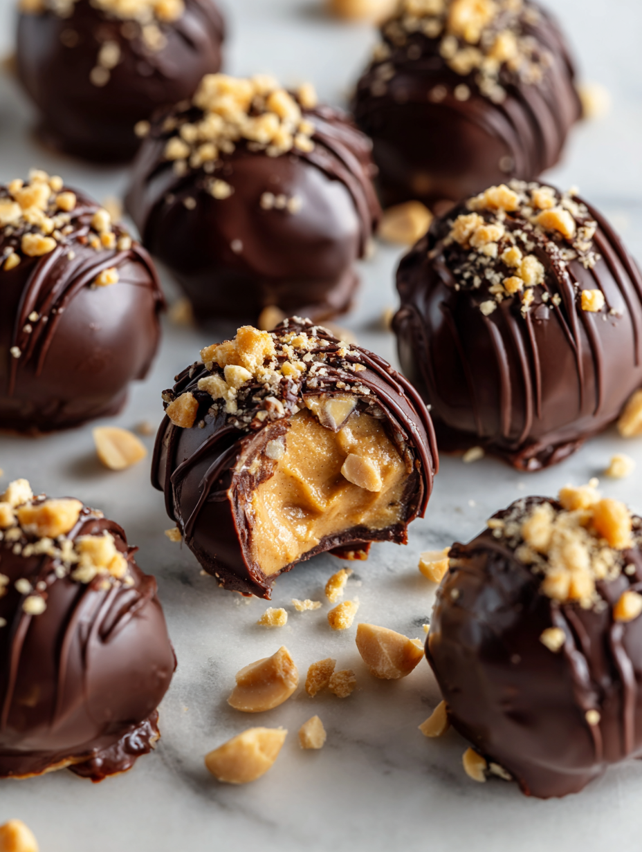 Chocolate Peanut Butter Truffles Recipe