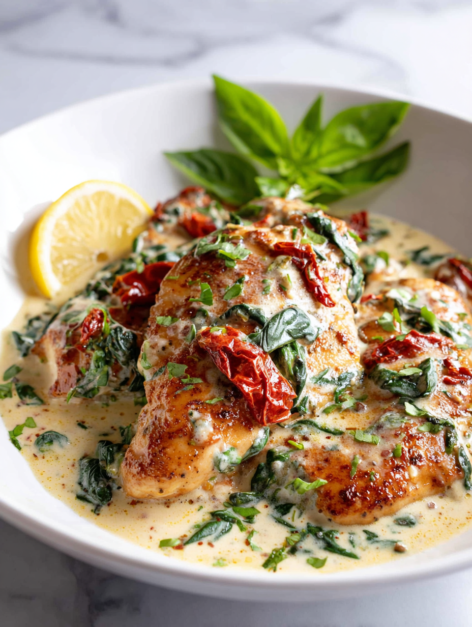 Creamy Tuscan Chicken Recipe