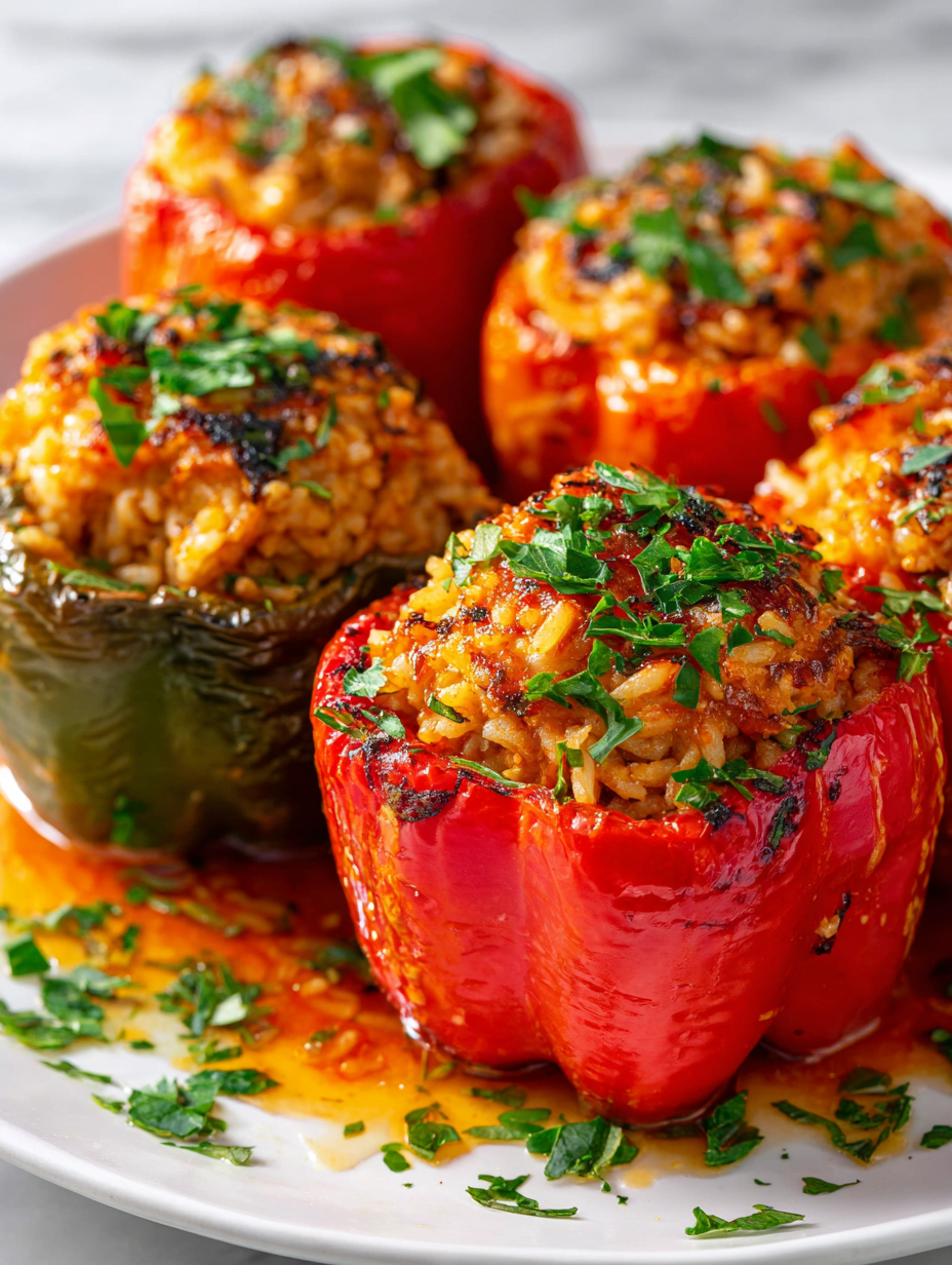 Turkey Stuffed Peppers Recipe