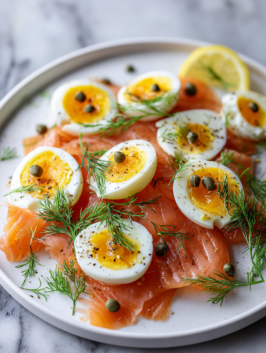 Smoked Salmon Eggs Recipe