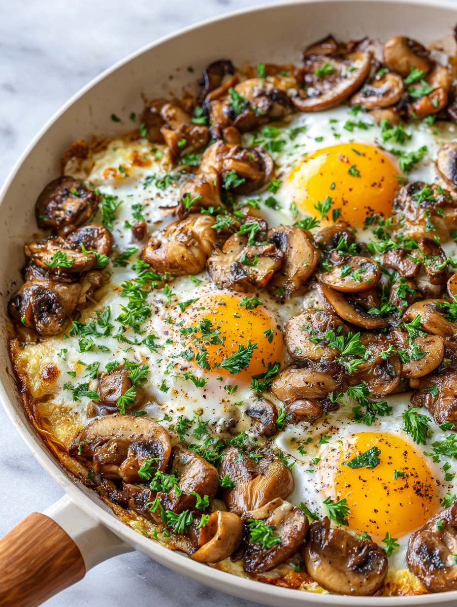 Mushroom Egg Skillet Recipe