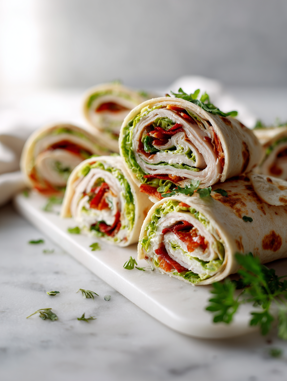 Turkey Snack Wraps Recipe